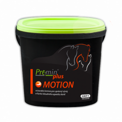 Premin® plus MOTION Pro správný vývoj a funkci kloubů koně, zajišťuje pružnost chrupky a zmírňuje její poškození