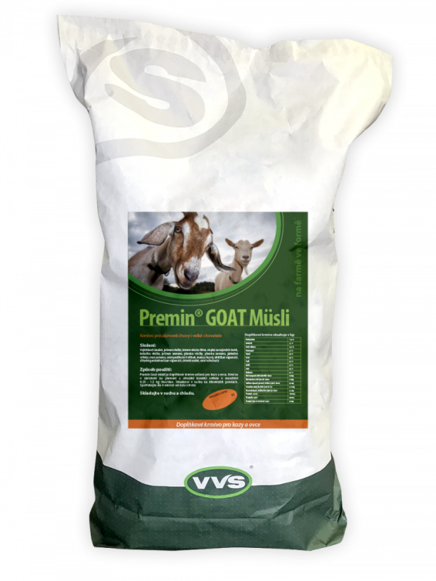 Premin Goat müsli - léto - Hmotnost: 20 kg