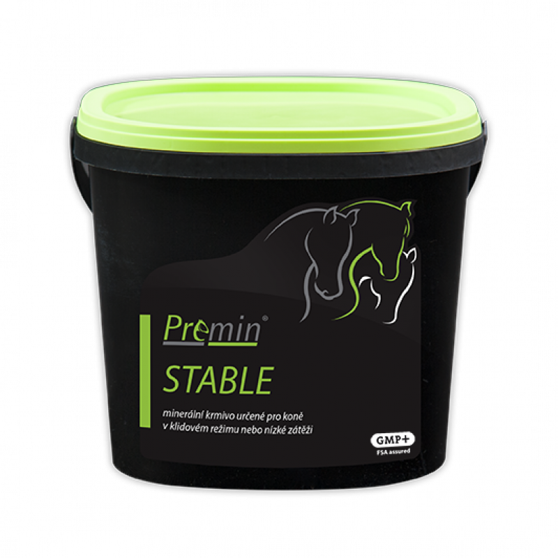 Premin® STABLE Pro koně v klidovém režimu a nízké zátěži - Hmotnost: 5 kg Premin® STABLE Pro koně v klidovém režimu a nízké zátěži - Hmotnost: 5 kg